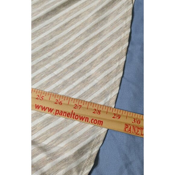 Style & Co Womens XL Island Getaway Rail Stripe Sleeveless Tunic With Lace Yoke - Picture 9 of 9